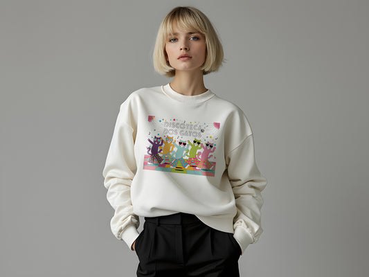 Discoteca dos Gatos Unisex Heavy Blend™ Crewneck Sweatshirt - StyleMZ - Stylemz