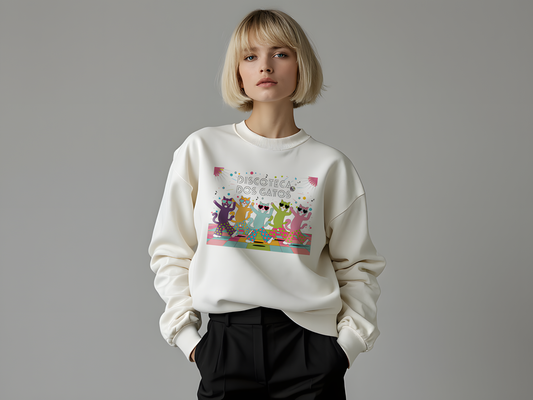 Discoteca dos Gatos Unisex Heavy Blend™ Crewneck Sweatshirt - StyleMZ