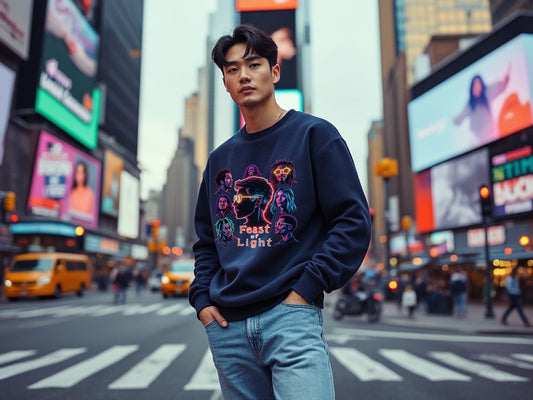 Korea - Feast of light Unisex Heavy Blend™ Crewneck Sweatshirt - StyleMZ - Stylemz