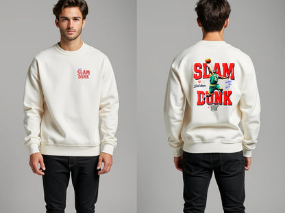 Long-sleeve - Slam Dunk Unisex Lightweight Crewneck Sweatshirt - StyleMZ