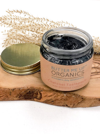 Organic Activated Charcoal Toothpaste for Natural Whitening