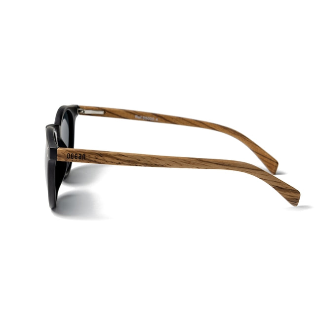 Ocean Glasses Lizard Wood 55000.4 Round Unisex Frame