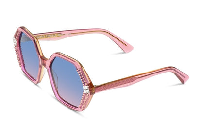 Jimmy Crystal GLT1015-C4-Blushrose Women's Geometric Frames