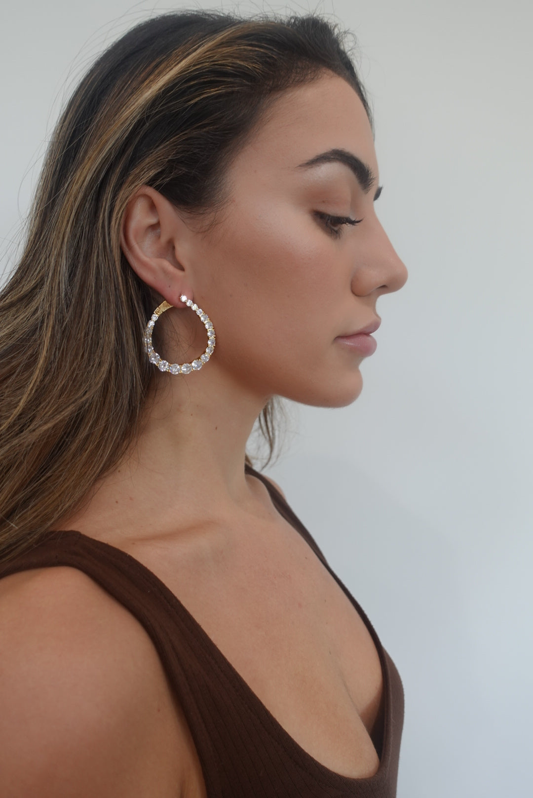 Naomi CZ Earring-Large - Stylemz