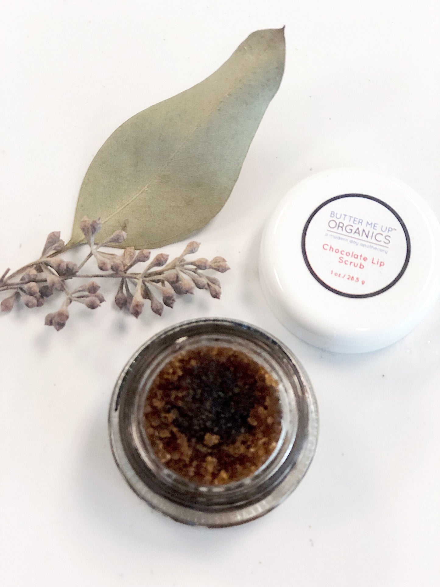 Organic Chocolate Lip Scrub for Flaky Chapped Lips