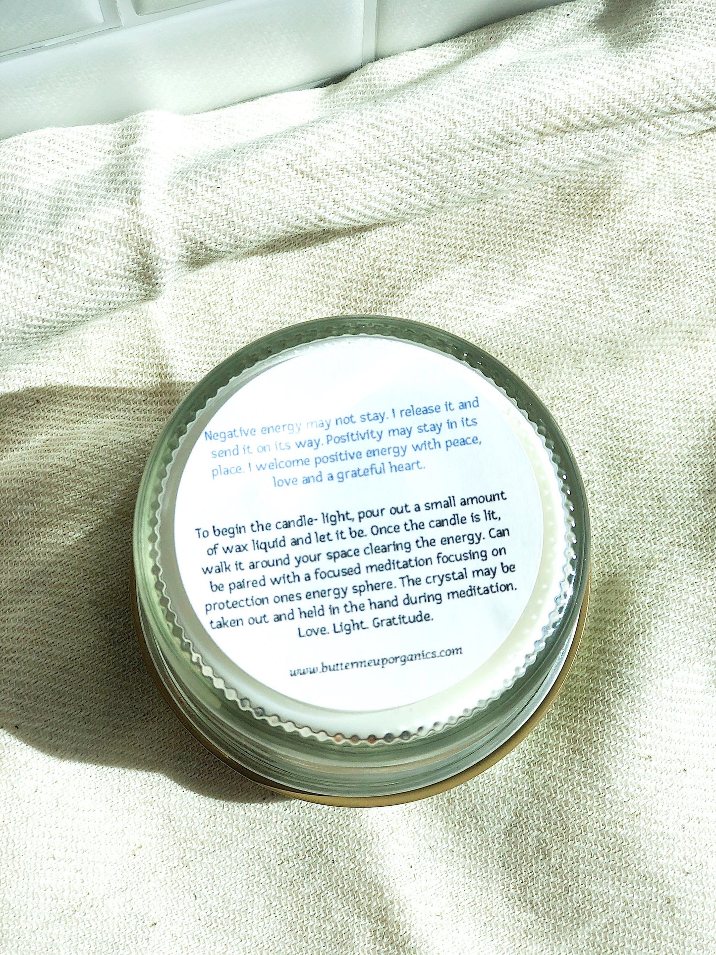 Space Clearing Candle/ Intention Candle / Organic Soy Candle / Candle - Stylemz