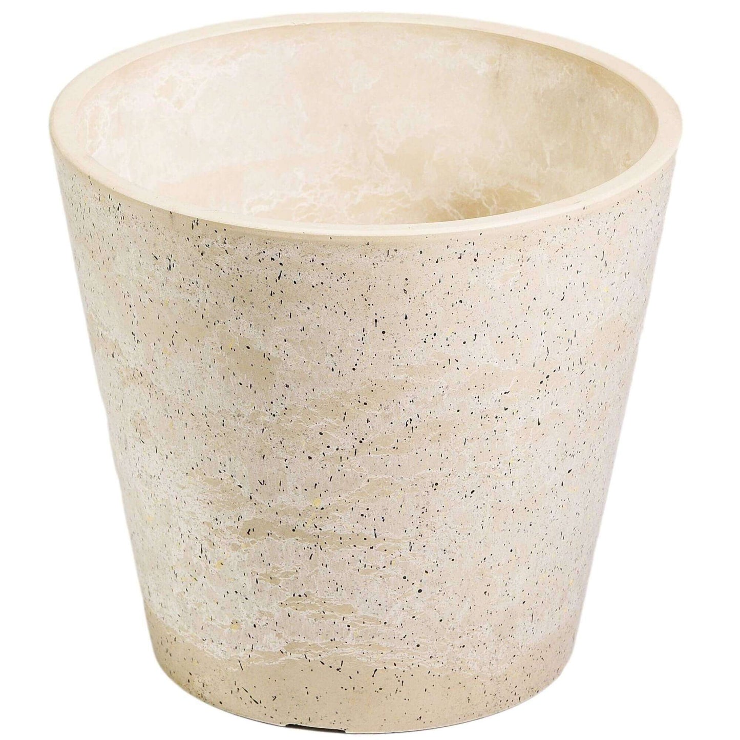 Imitation Stone (White / Cream) Pot 20cm - Eco-Friendly Design