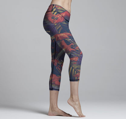 Jungle Bird Leggings for Comfortable Active Wear Fit