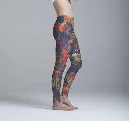 Jungle Bird Leggings for Comfortable Active Wear Fit