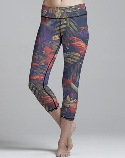 Jungle Bird Leggings for Comfortable Active Wear Fit