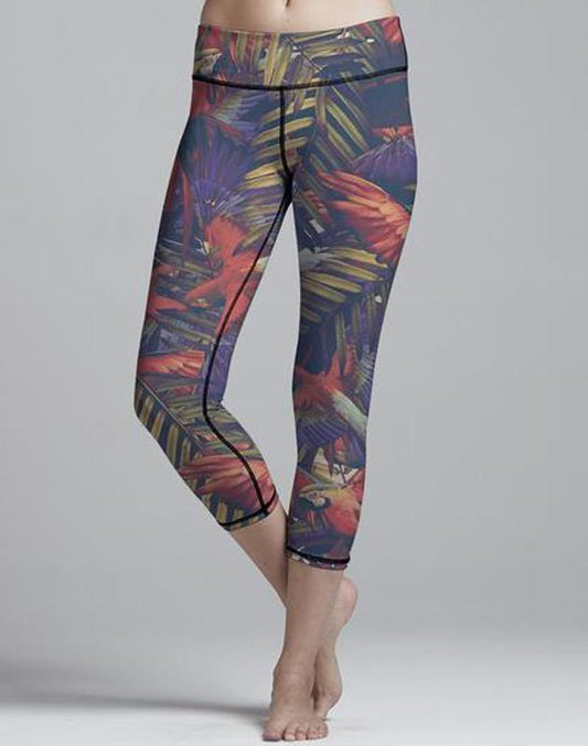 Jungle Bird Leggings for Comfortable Active Wear Fit