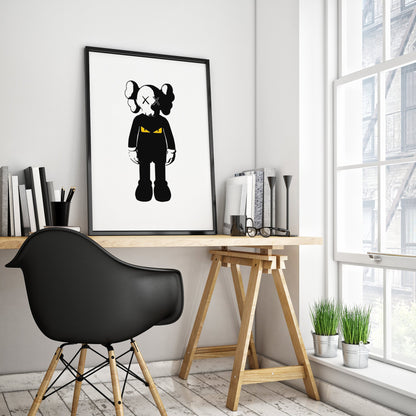 Kaws Art Poster Print on Quality Satin Paper