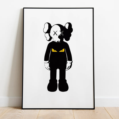 Kaws Art Poster Print on Quality Satin Paper