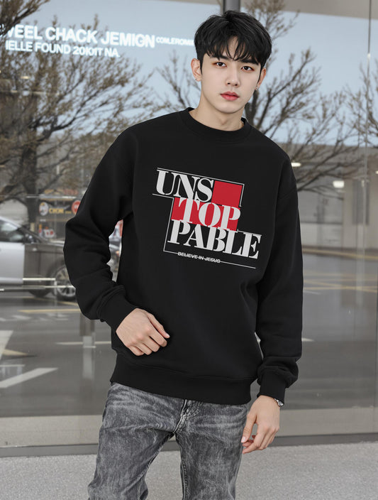 Unstoppable Unisex Midweight Softstyle Fleece Crewneck Sweatshirt - StyleMZ - Stylemz