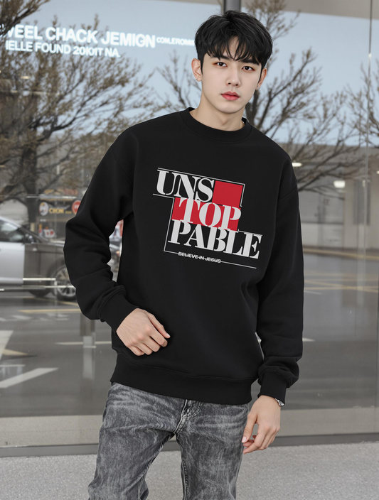 Unstoppable Unisex Midweight Softstyle Fleece Crewneck Sweatshirt - StyleMZ