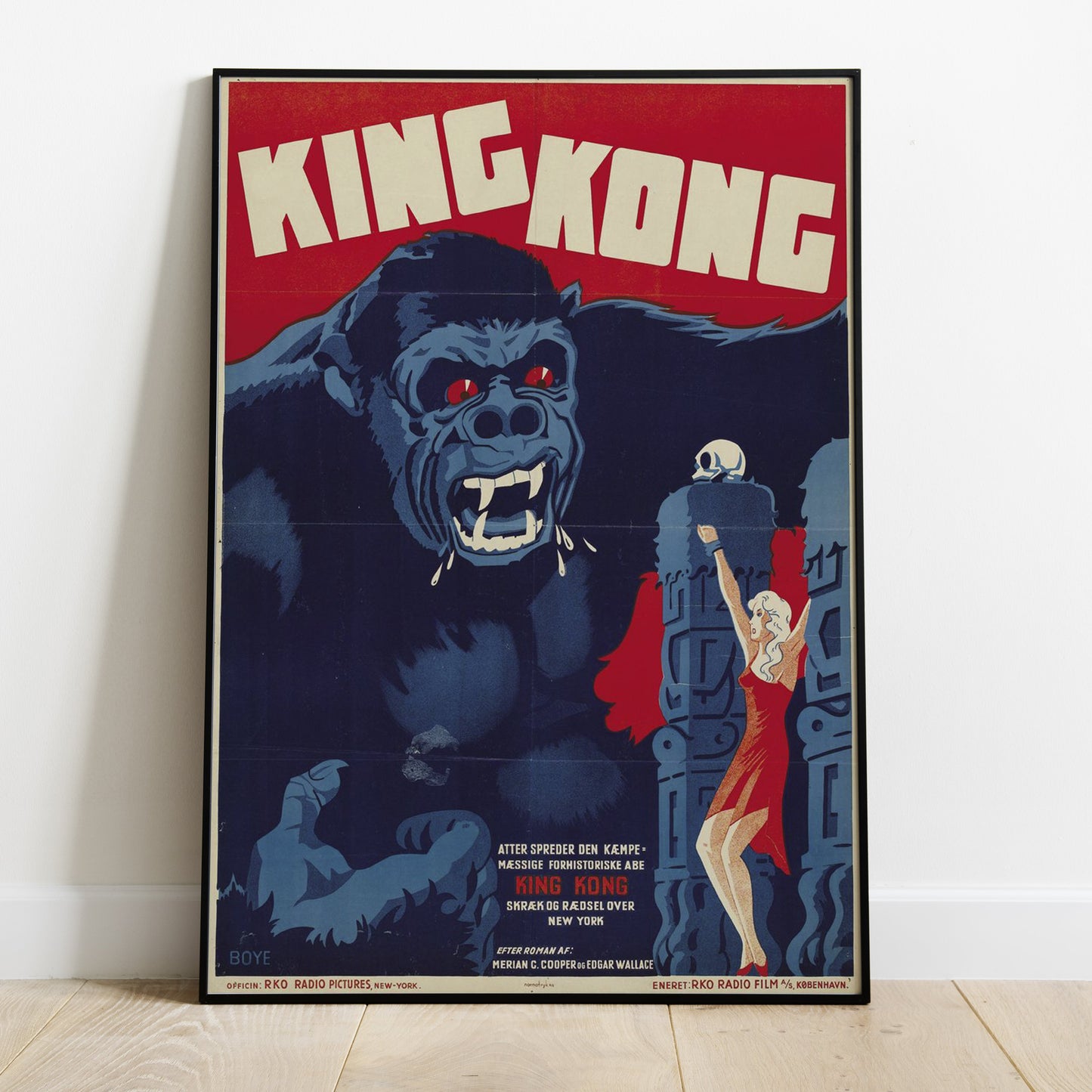 King Kong Poster Printed in USA on Quality Satin Paper