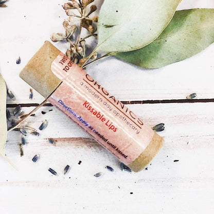 Kissable Lips Chapstick Lip Balm in Eco-Friendly Tube