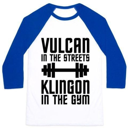 Klingon In The Gym Unisex Classic Baseball Tee - Soft Fit