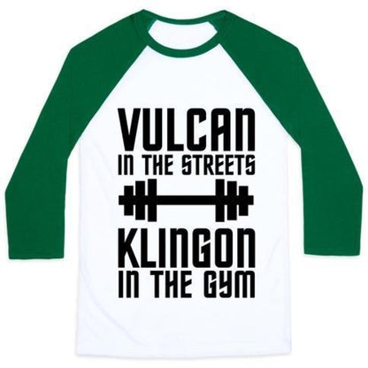 Klingon In The Gym Unisex Classic Baseball Tee - Soft Fit