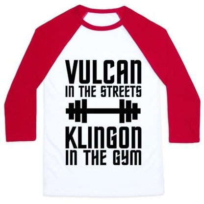 Klingon In The Gym Unisex Classic Baseball Tee - Soft Fit