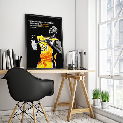 Kobe Bryant Poster on Premium Satin Paper - USA Made