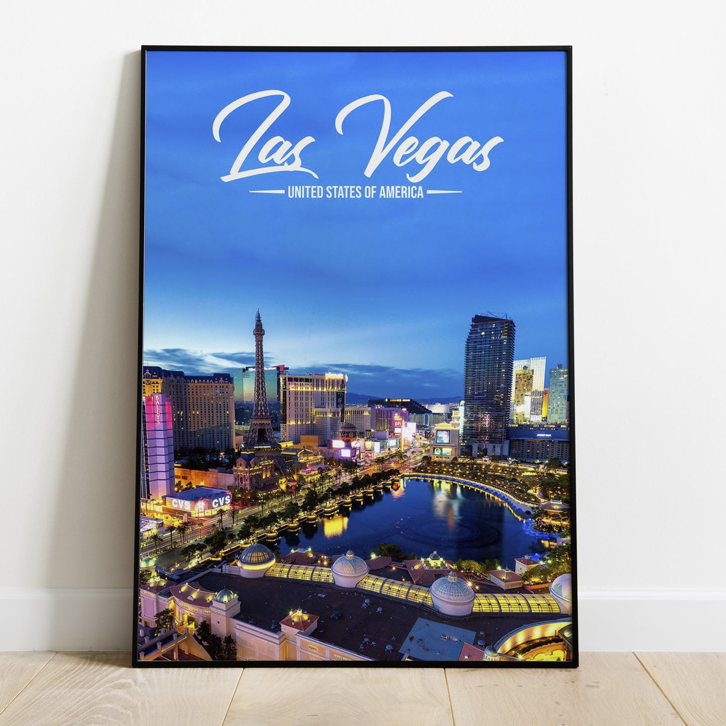 Las Vegas Nv Poster Printed on High Quality Paper