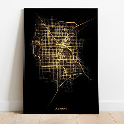 Las Vegas NV Art Print on Quality Satin Paper