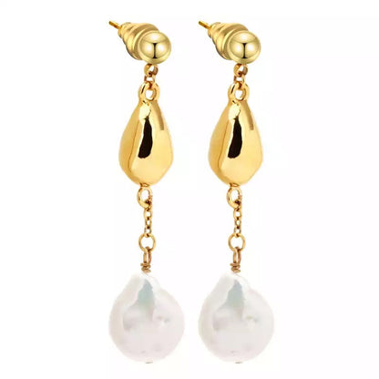 Layla Pearl Drop Earring - Stylemz