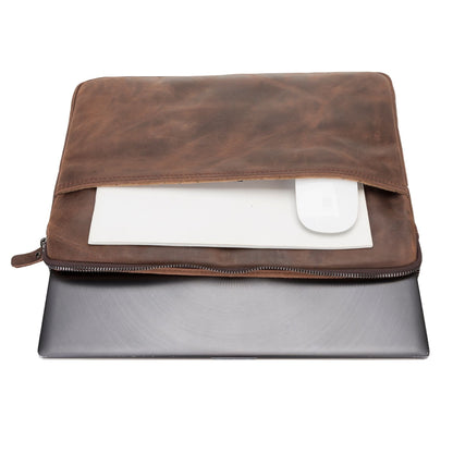 Kemmerer Leather Sleeve for iPad and MacBook - Elegant Protection