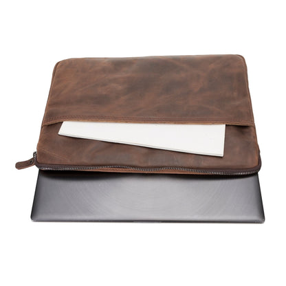 Kemmerer Leather Sleeve for iPad and MacBook - Elegant Protection