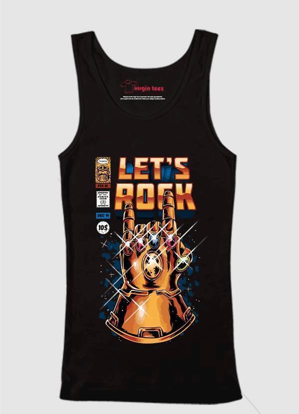 Lets Rock Tank Top - Super Soft 100% Cotton Tees