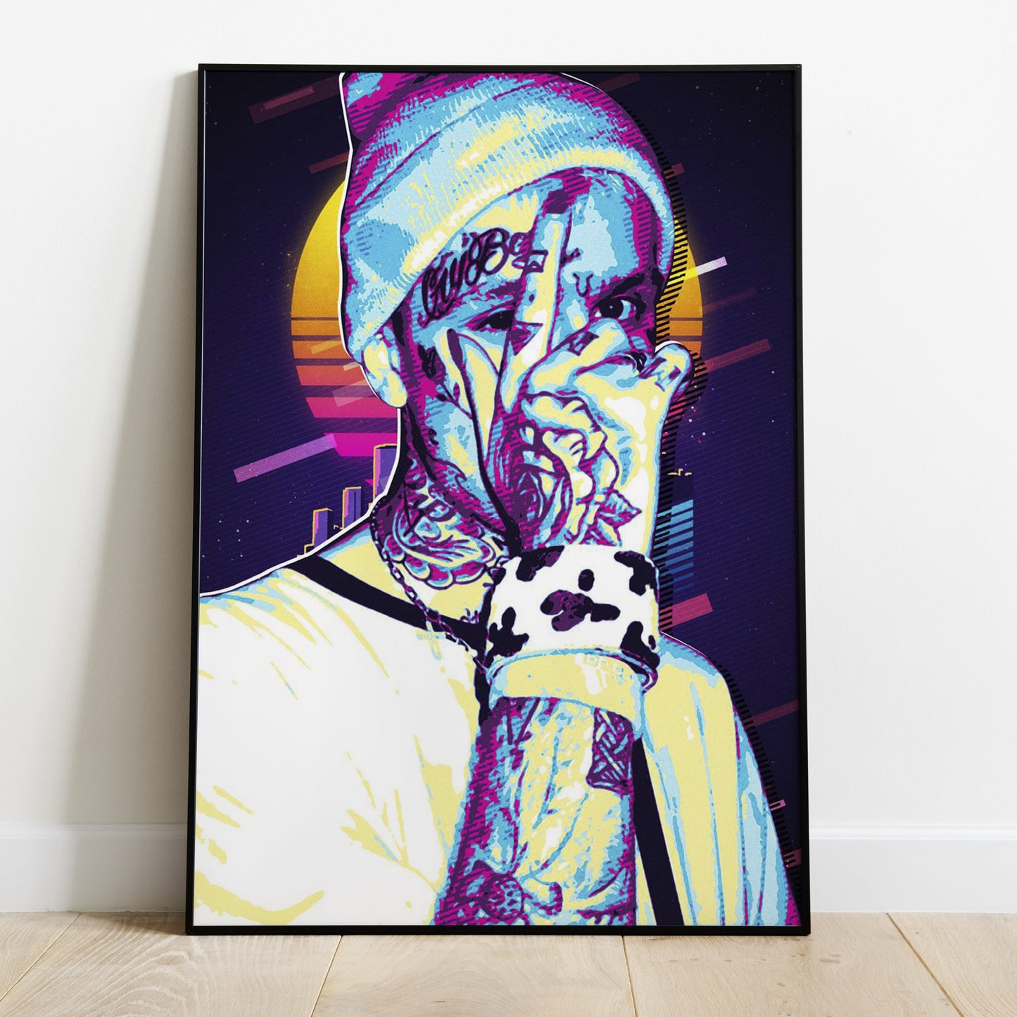 Lil Peep Poster Art Print on Quality Satin Paper