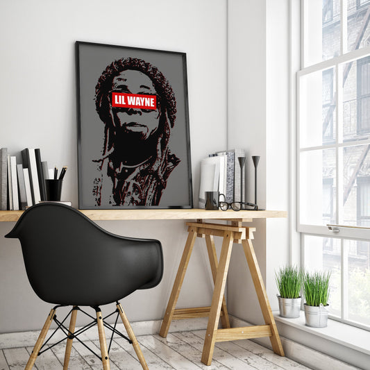 Lil Wayne Poster Printed on Quality Satin Paper