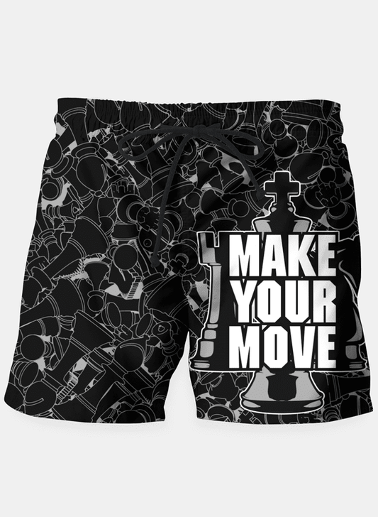 Make Your Move Chess Shorts for Stylish Comfort and Fit