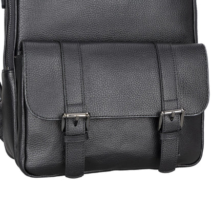 Molde Unisex Genuine Leather Backpack for Daily Life