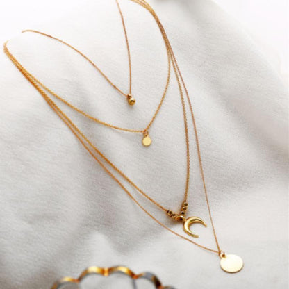 Four Layer Golden Necklace - Stylemz