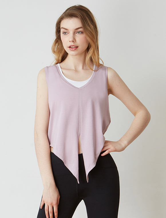 Knot Your Race V Neck Tie Tank for Ultimate Comfort