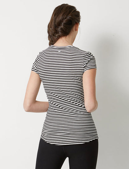 Stylish Rib Stripe Tee for Effortless Everyday Comfort