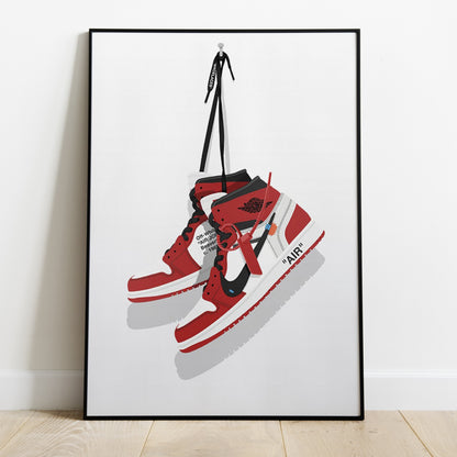 Nike Off White High-Quality Poster Print in Various Sizes