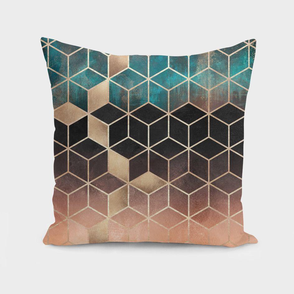 Ombre Dream Cubes Cushion/Pillow for Stylish Decor