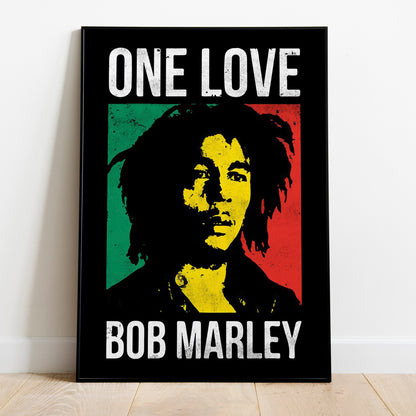 One Love Poster Printed in the USA on Quality Paper