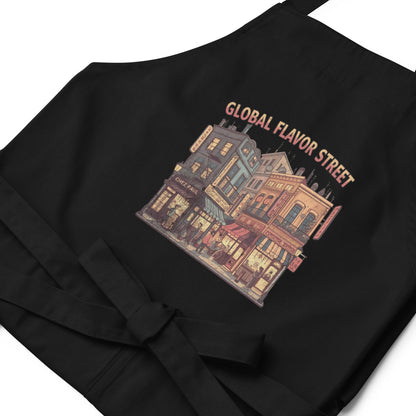 StyleMZ -  Global flavor street Organic cotton apron  - StyleMZ