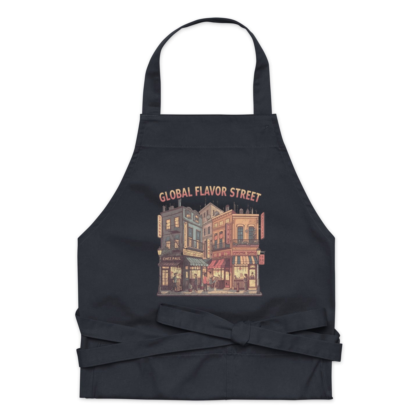 StyleMZ -  Global flavor street Organic cotton apron  - StyleMZ