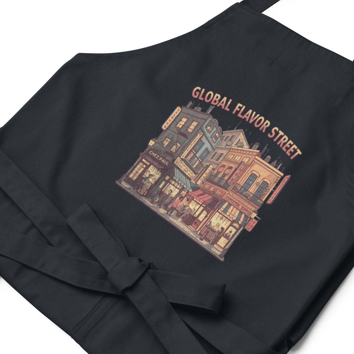 StyleMZ -  Global flavor street Organic cotton apron  - StyleMZ