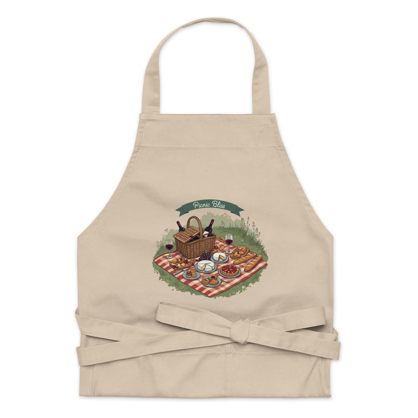 StyleMZ -  Picnic bliss Organic cotton apron  - StyleMZ