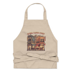 StyleMZ -  Global flavor street Organic cotton apron  - StyleMZ