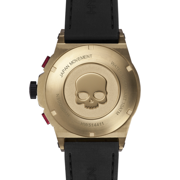 Otto Chrono All Gold Watch with Carbon Fiber Dial