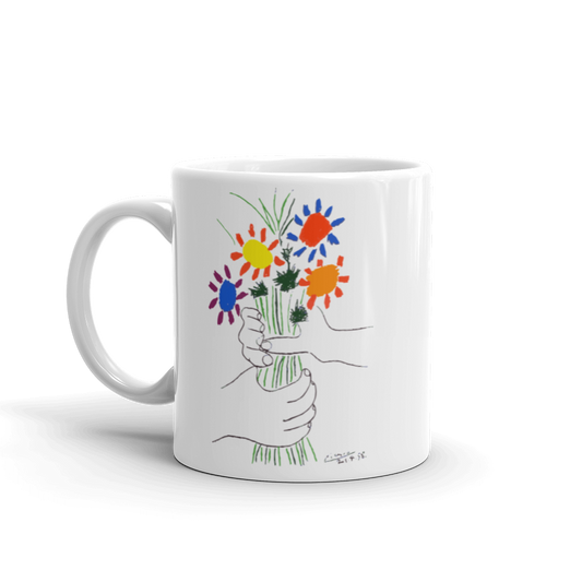 Pablo Picasso Bouquet of Peace 1958 Artwork Mug