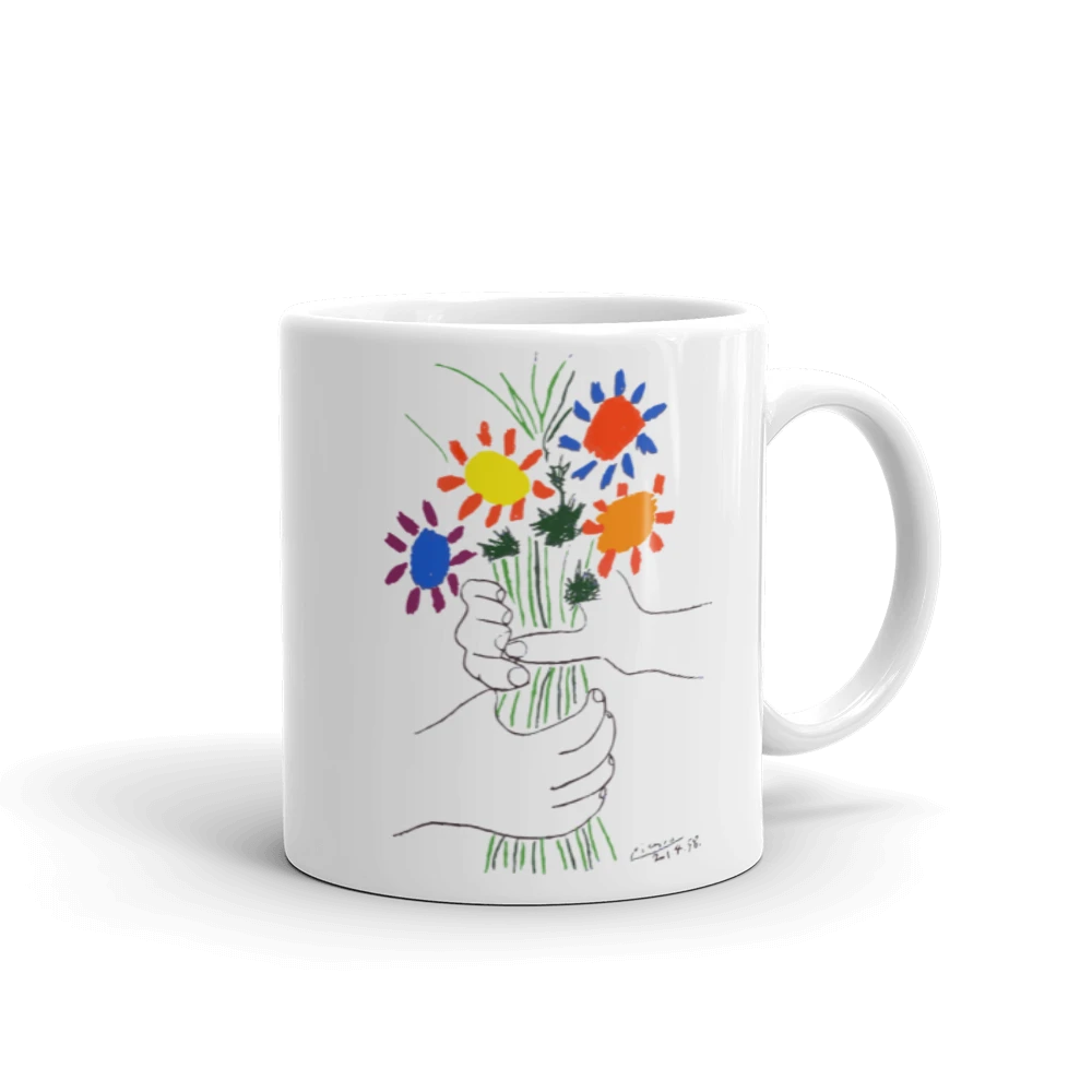 Pablo Picasso Bouquet of Peace 1958 Artwork Mug