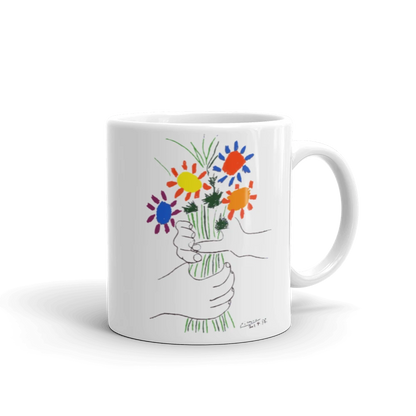 Pablo Picasso Bouquet of Peace 1958 Artwork Mug